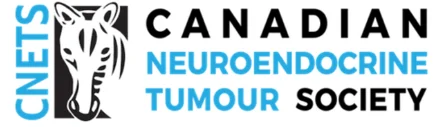 CNETS Canadian Neuroendocrine Tumour Society logo with zebra mark, patient-research partner connected to BioMark NET studies.