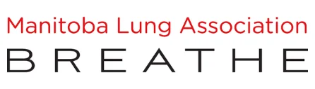 Manitoba Lung Association BREATHE logo, provincial lung-health charity partnering with BioMark Diagnostics on early detection outreach.